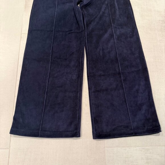 NWT H&M Wide-Leg Velour Joggers - Picture 6 of 8